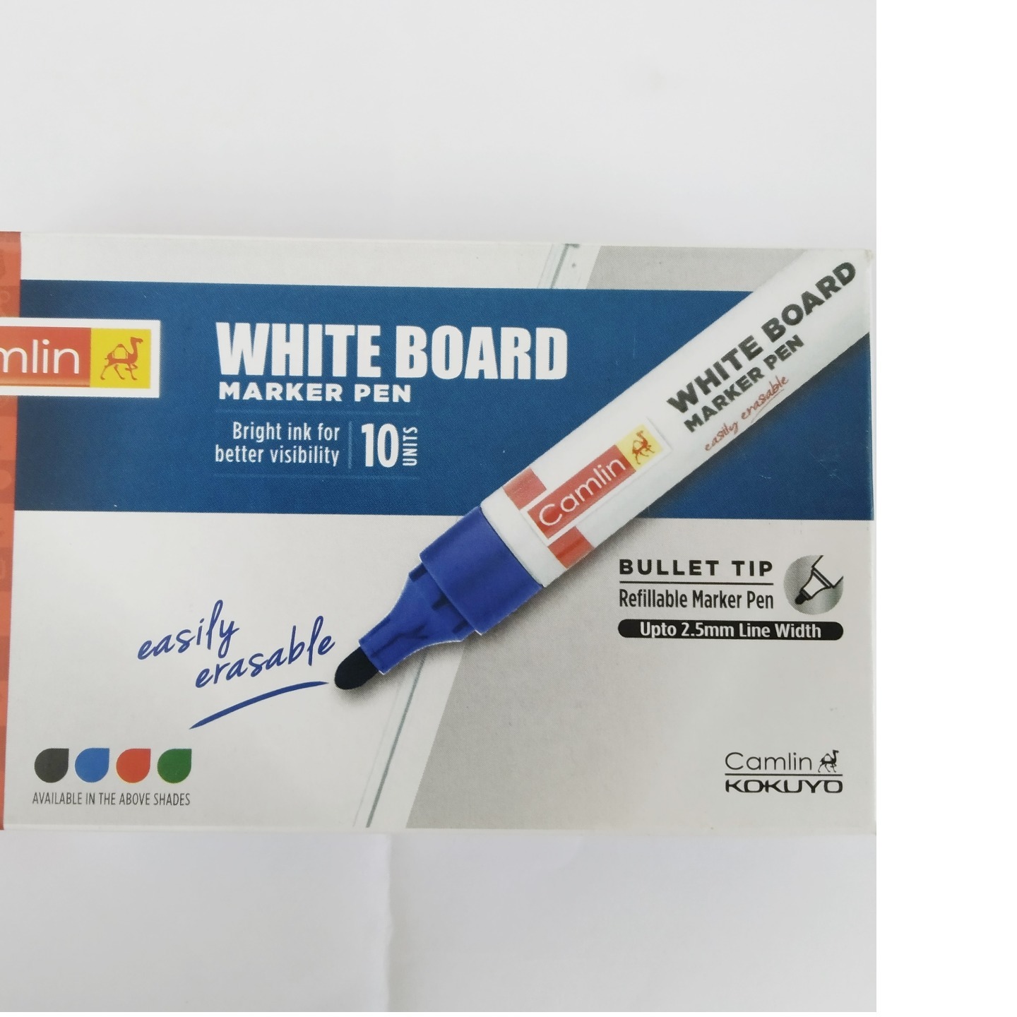 Camlin Whiteboard Marker Blue Pack of 10