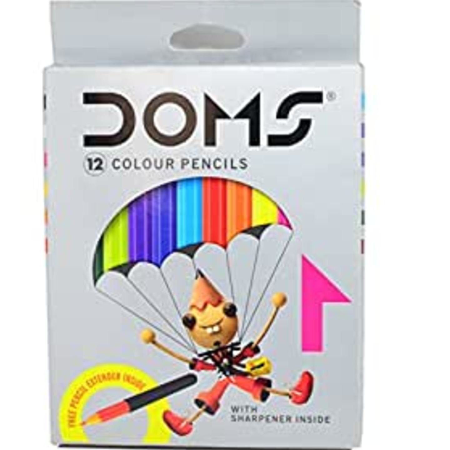 DOMS Small Colour Pencil 12 Shades