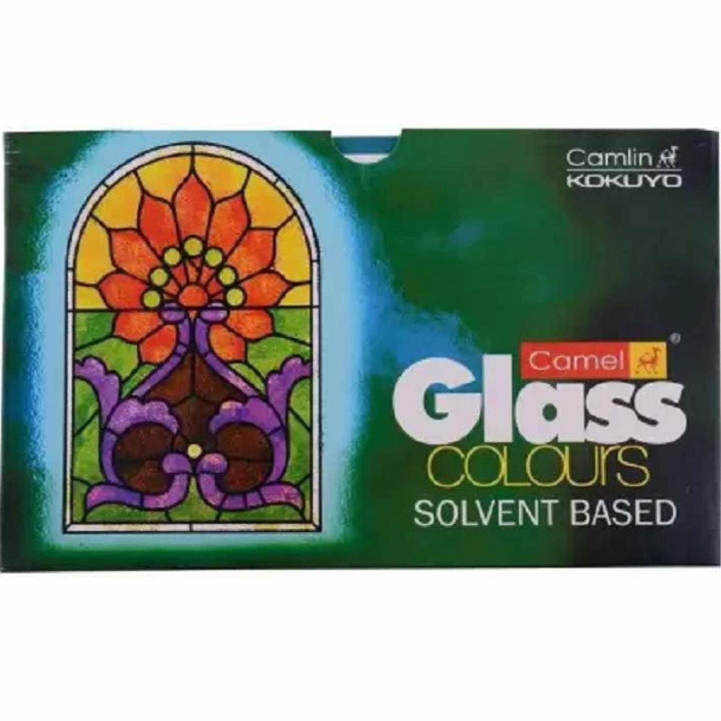 Camlin Glass colors solvent based 5 shades