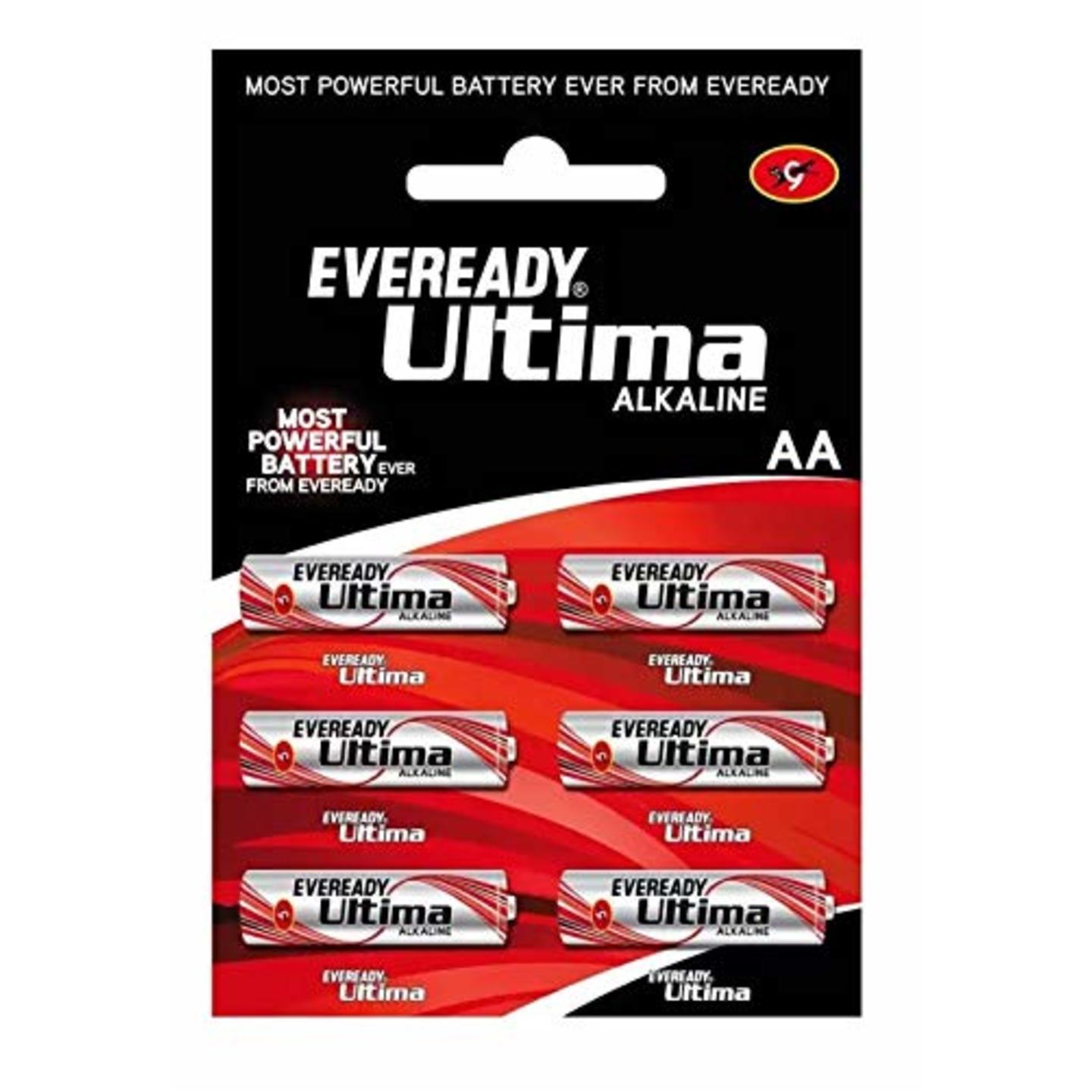 Eveready AA Cell Ultima 2115, 6 N