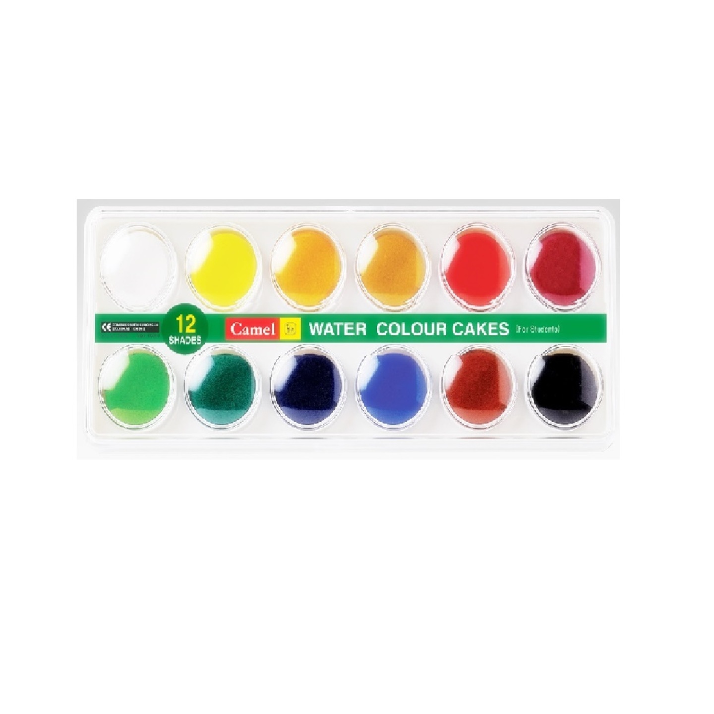 Camel Water Color Cakes 12 Shades