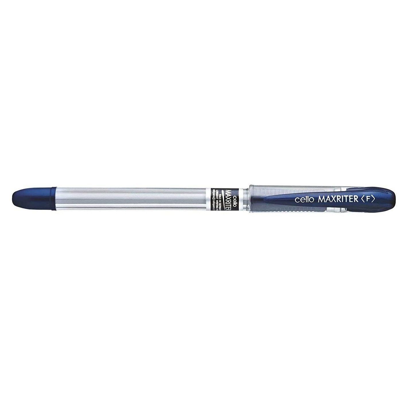 Cello Maxriter Ball Pen (Pack of 10 pens - Blue) | Lightweight ball pe