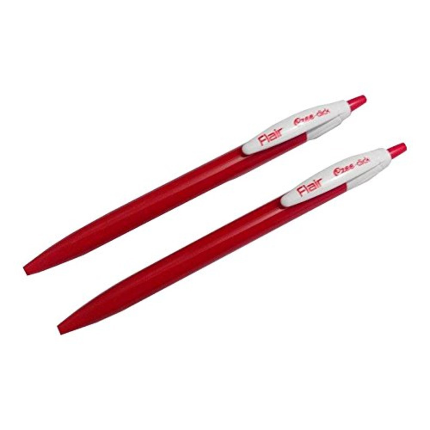 Flair Ezee Click Red Ball Pen Pack of - 5