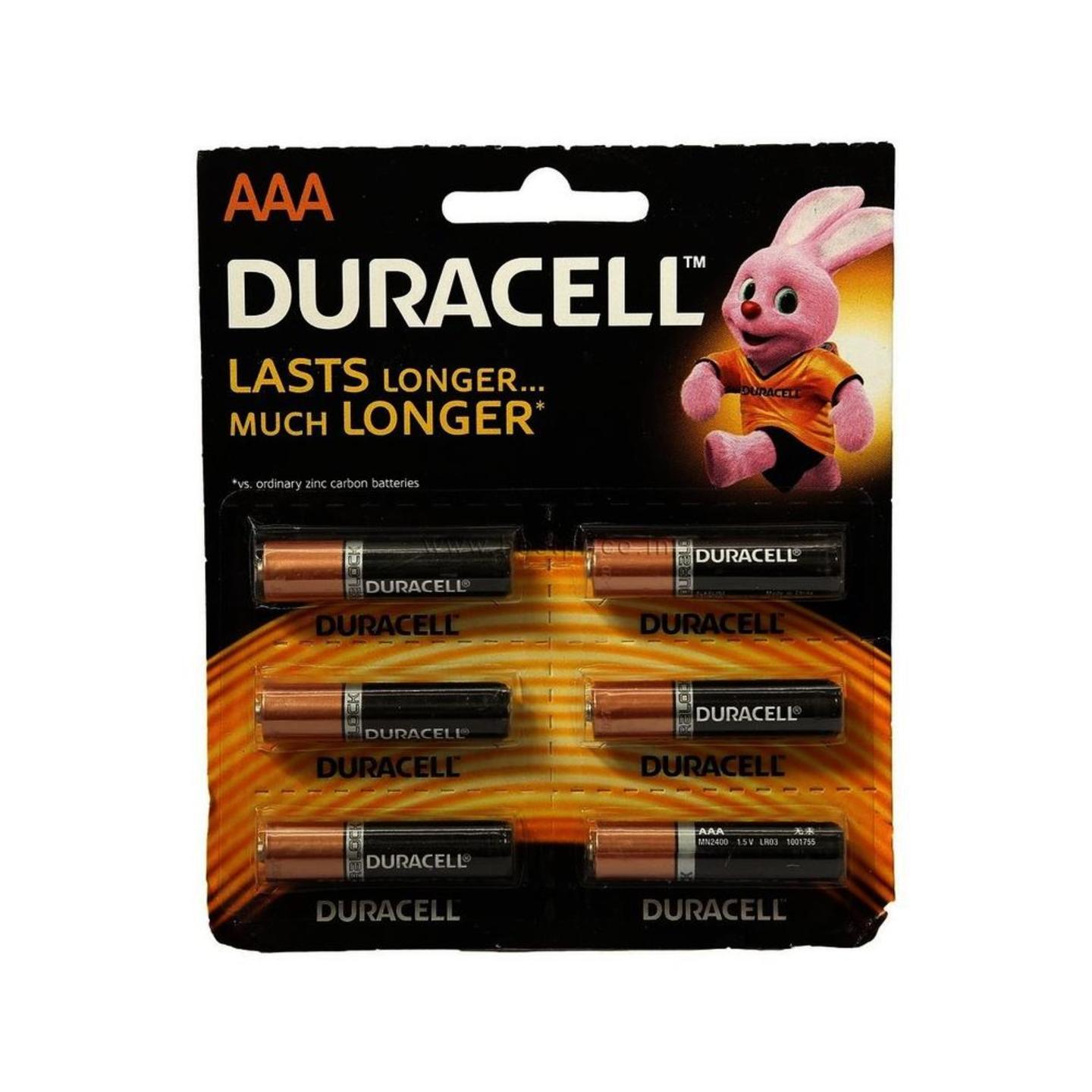 Duracell Copper & Black AAA Alkaline Battery 6 N