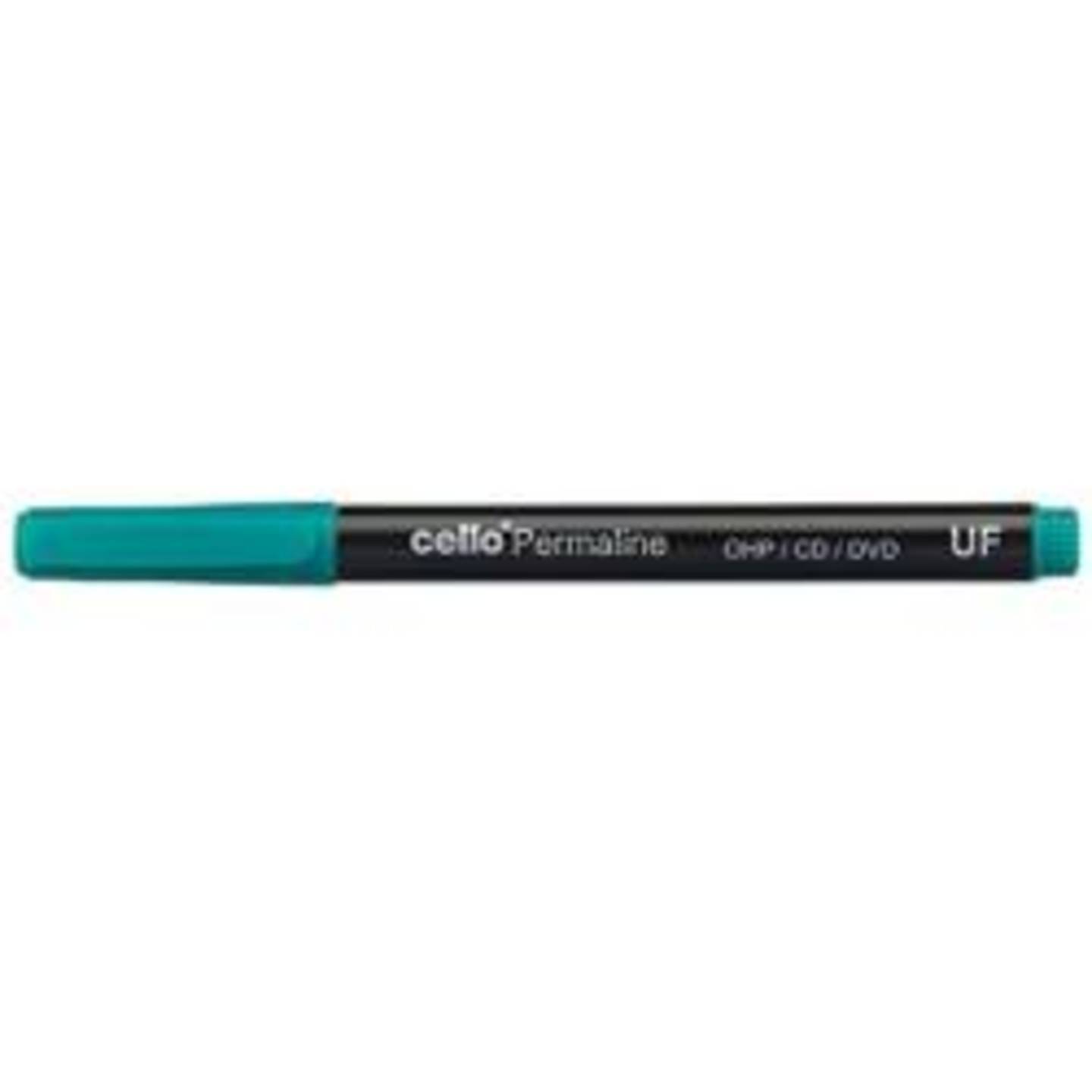 Cello Permaline Permanent Marker - Pack of 10 Green