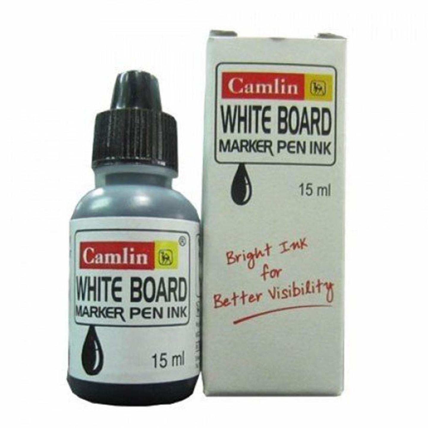 Camlin Whiteboard Marker Ink Black 15ml Single Piece