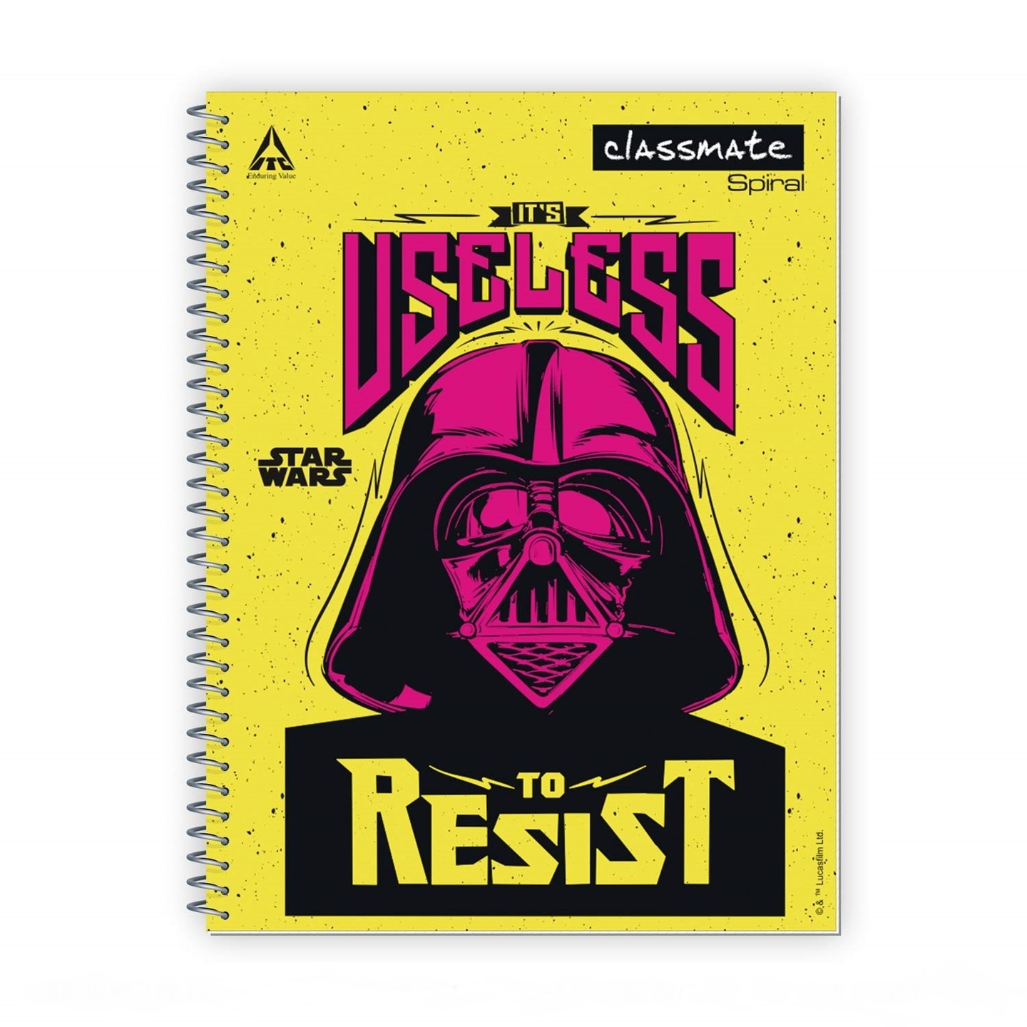 Classmate Spiral Single Ruled Note Book 200pgs