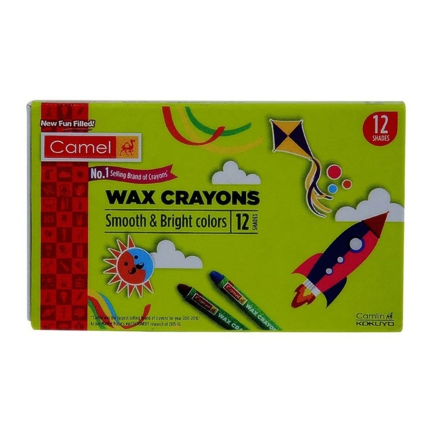 Camel Wax Crayons Small 12 Shades