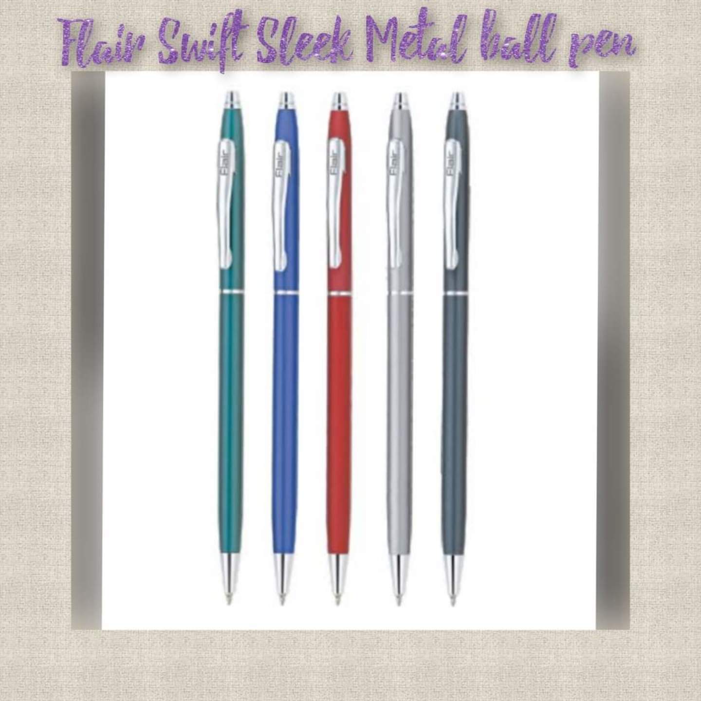 Flair Swift sleek metal ball pen
