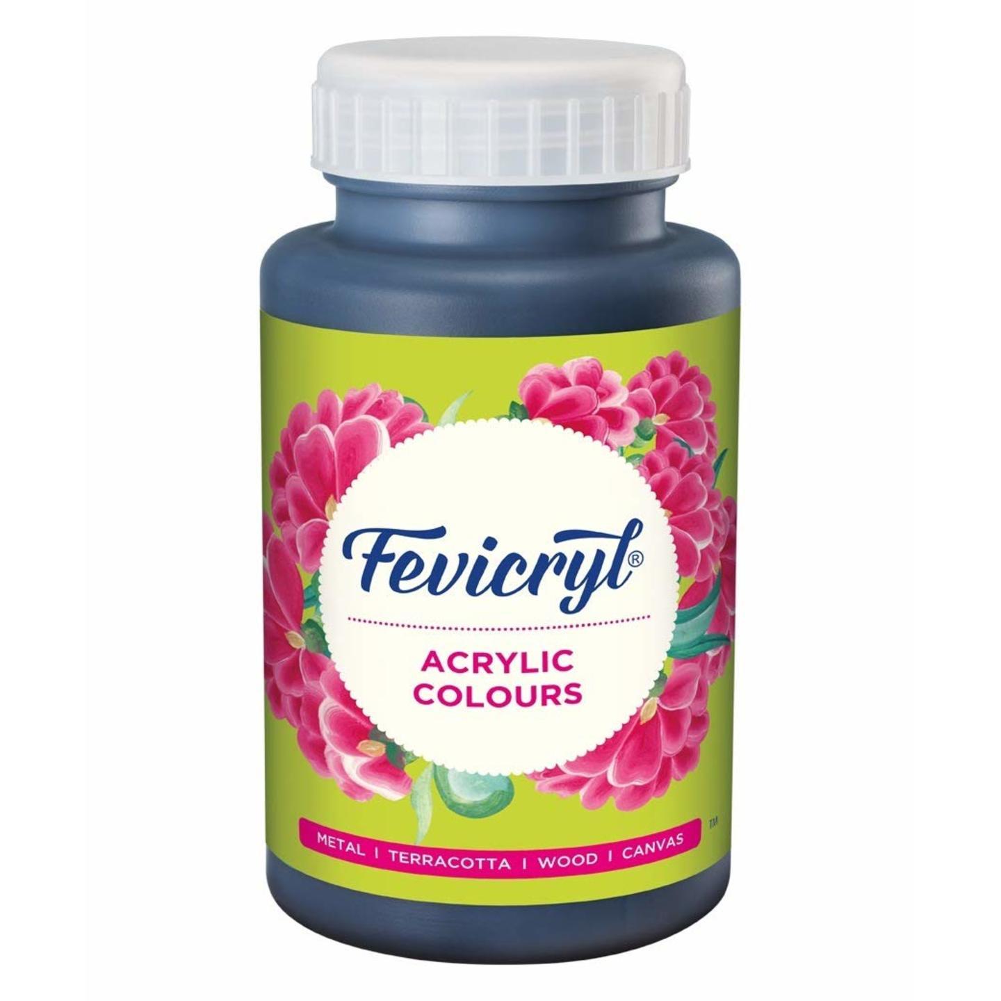 FEVICRYL ACRYLIC COLORS BLACK 500ML