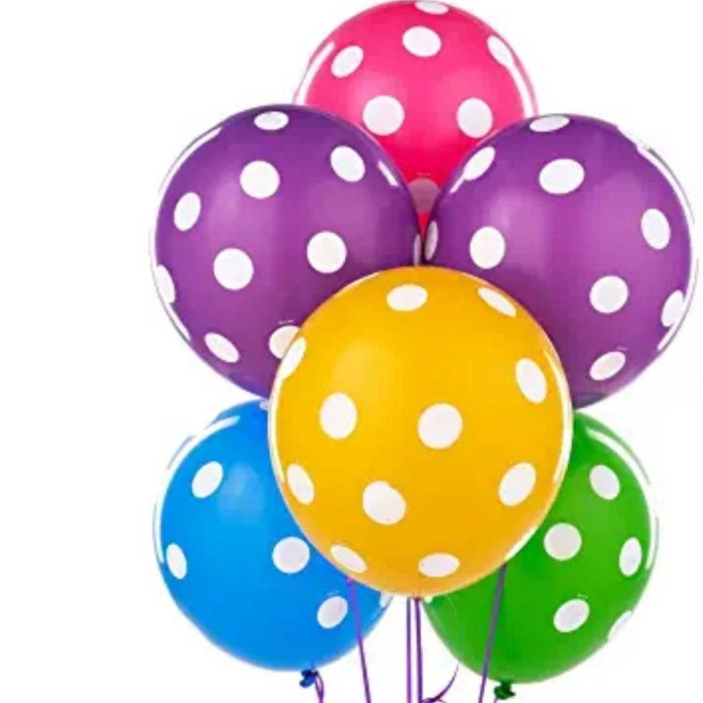 Polka Dotted Balloons