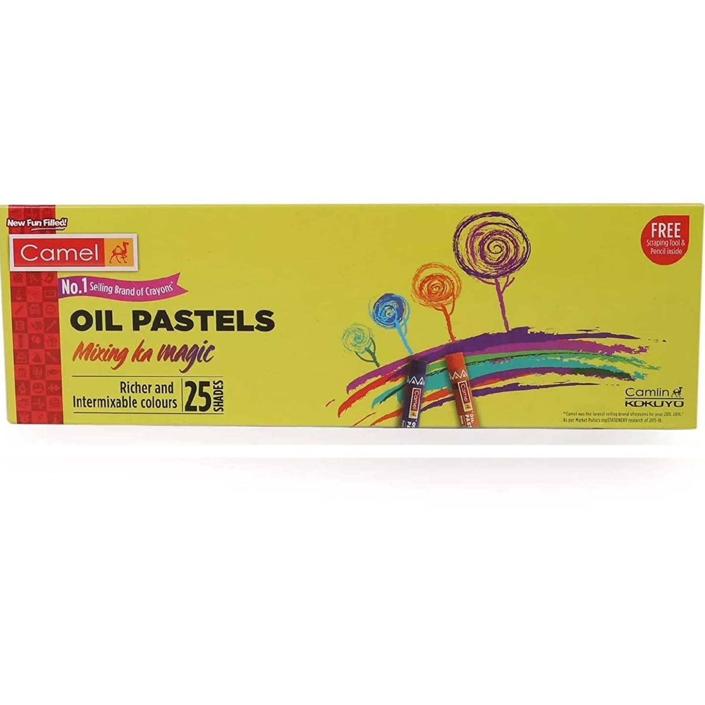 Camel Oil Pastels 25 Shades