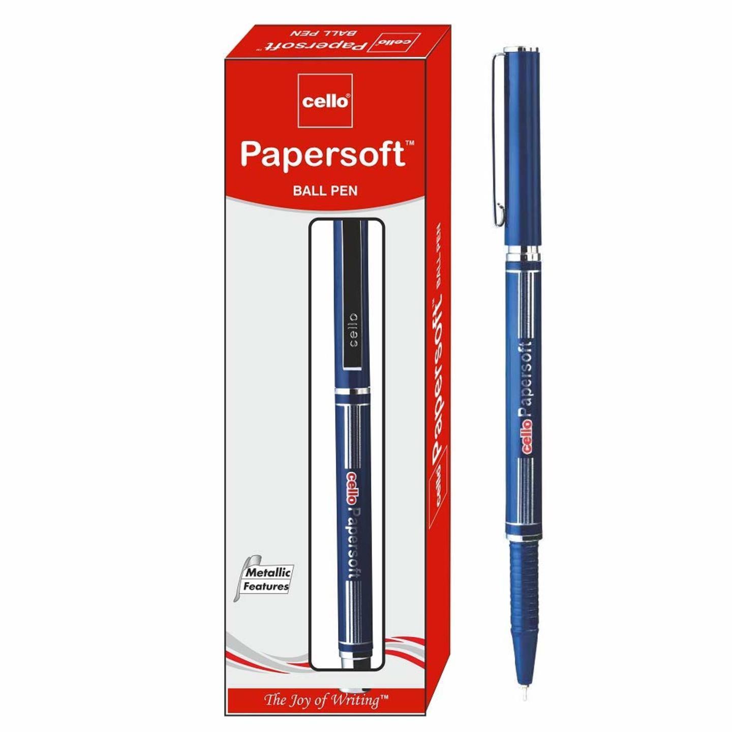 Cello Papersoft Ball Pen Blue Single Piece