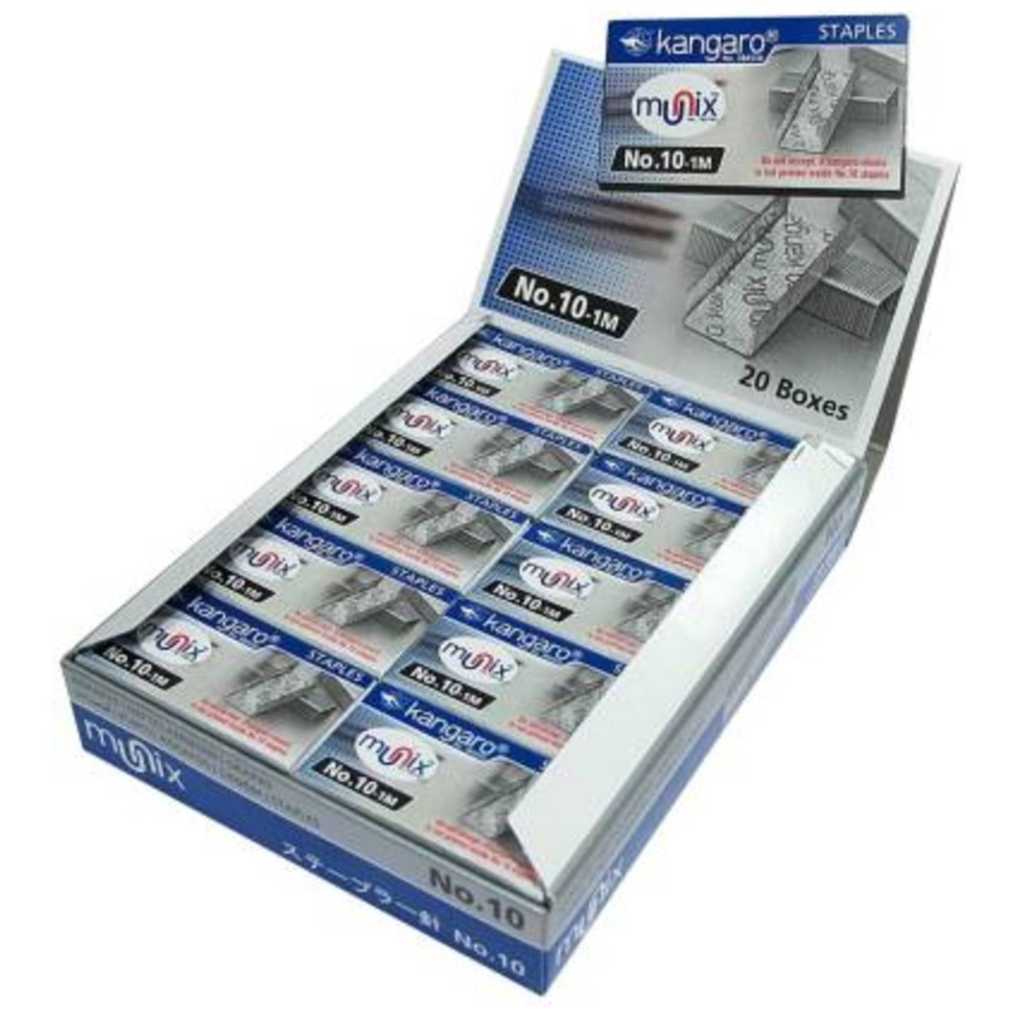 Kangaro pin No.10-1M model pin Stapler pin  Set of 20