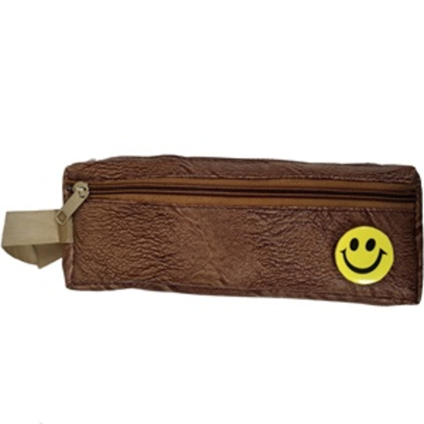 Smiling Badge Pouches 2 Zip Compartment