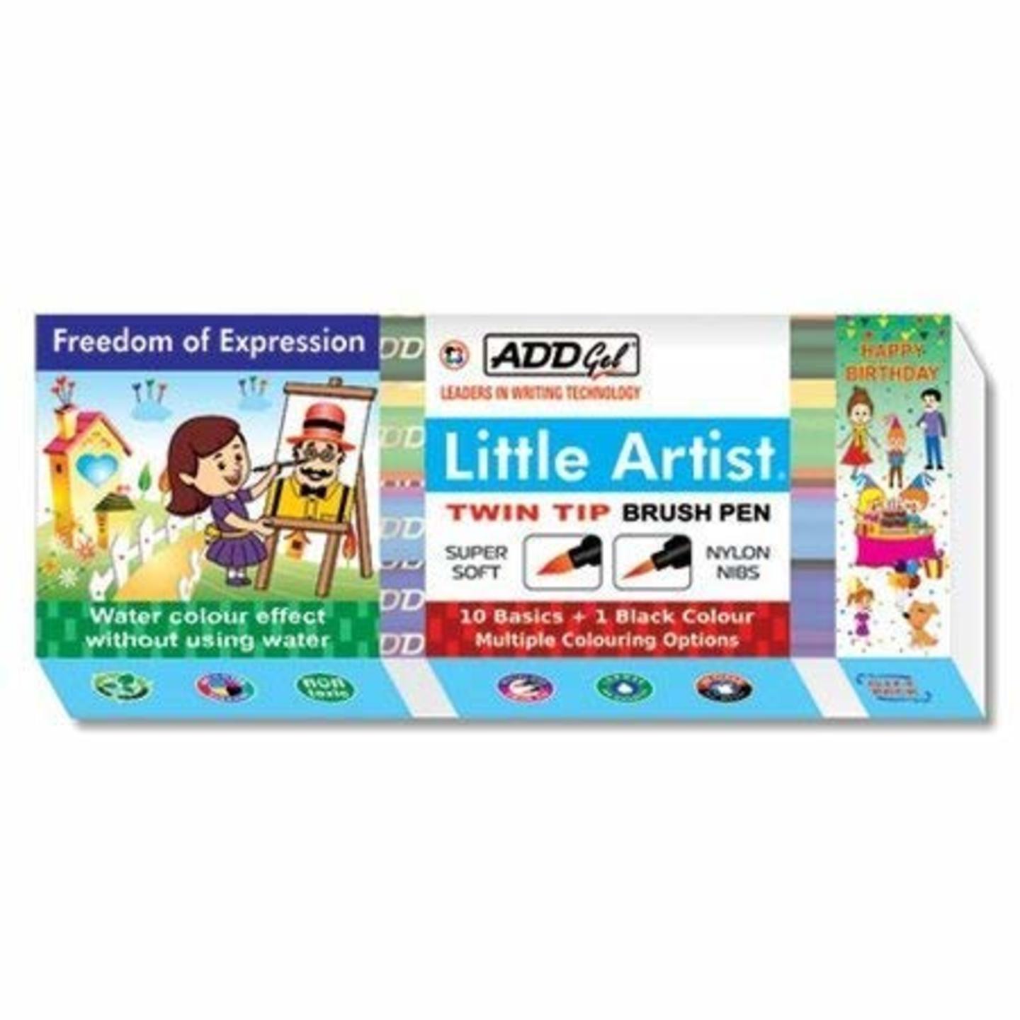 Add Gel Little Artist - Twin Tip 12 Pen Set - Pack of 2