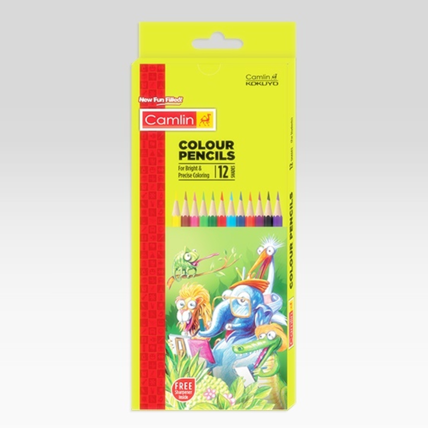 Camlin Color Pencils Big 12 Shades