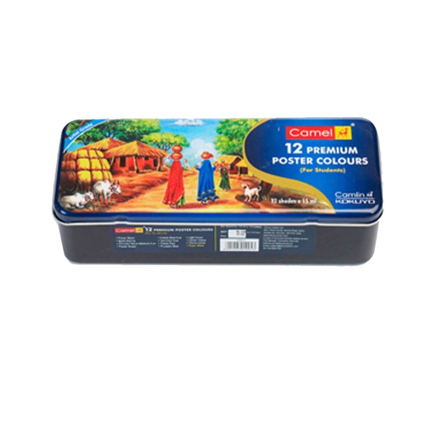 Camlin Premium Poster Colors 12 Shades for Students