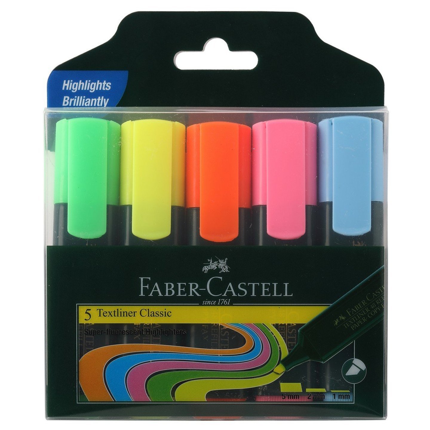 Faber - Castell Textliner - Pack of 5