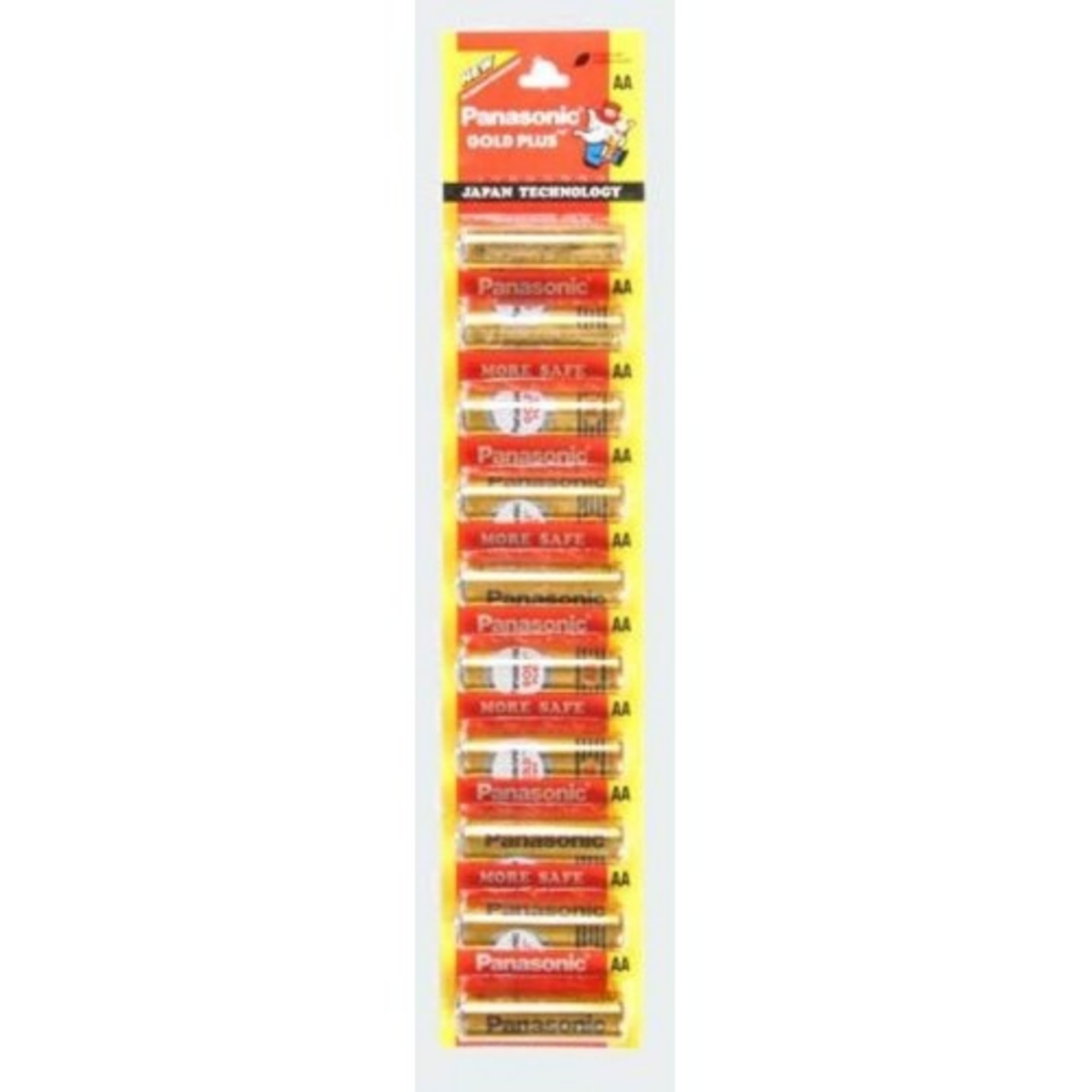Panasonic Gold Plus AA Cell Battery 10 N  pack of 10