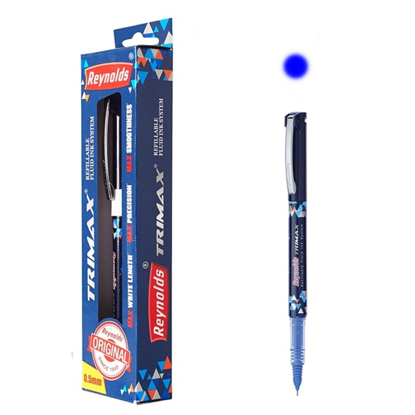 Reynolds Trimax Gel Pen Blue 0.5mm