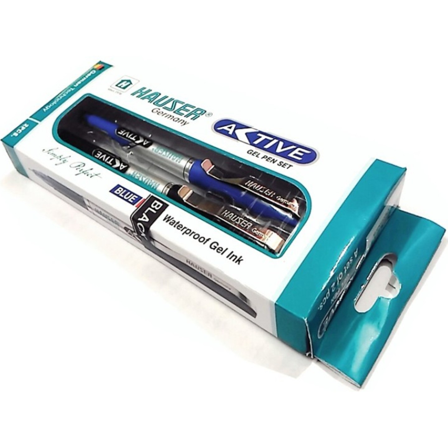 Hauser Active Gel Pen Black Pack of - 10