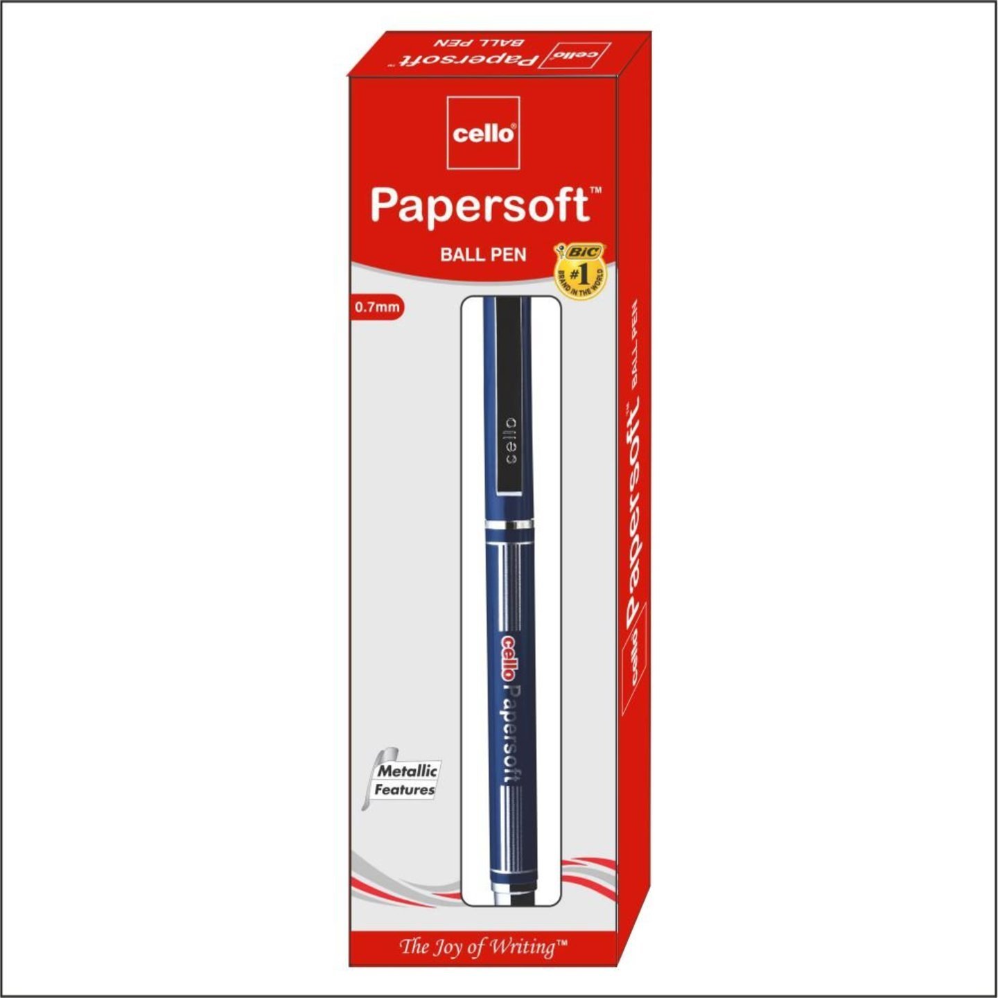 Cello Papersoft Ball Pen Black Single Piece