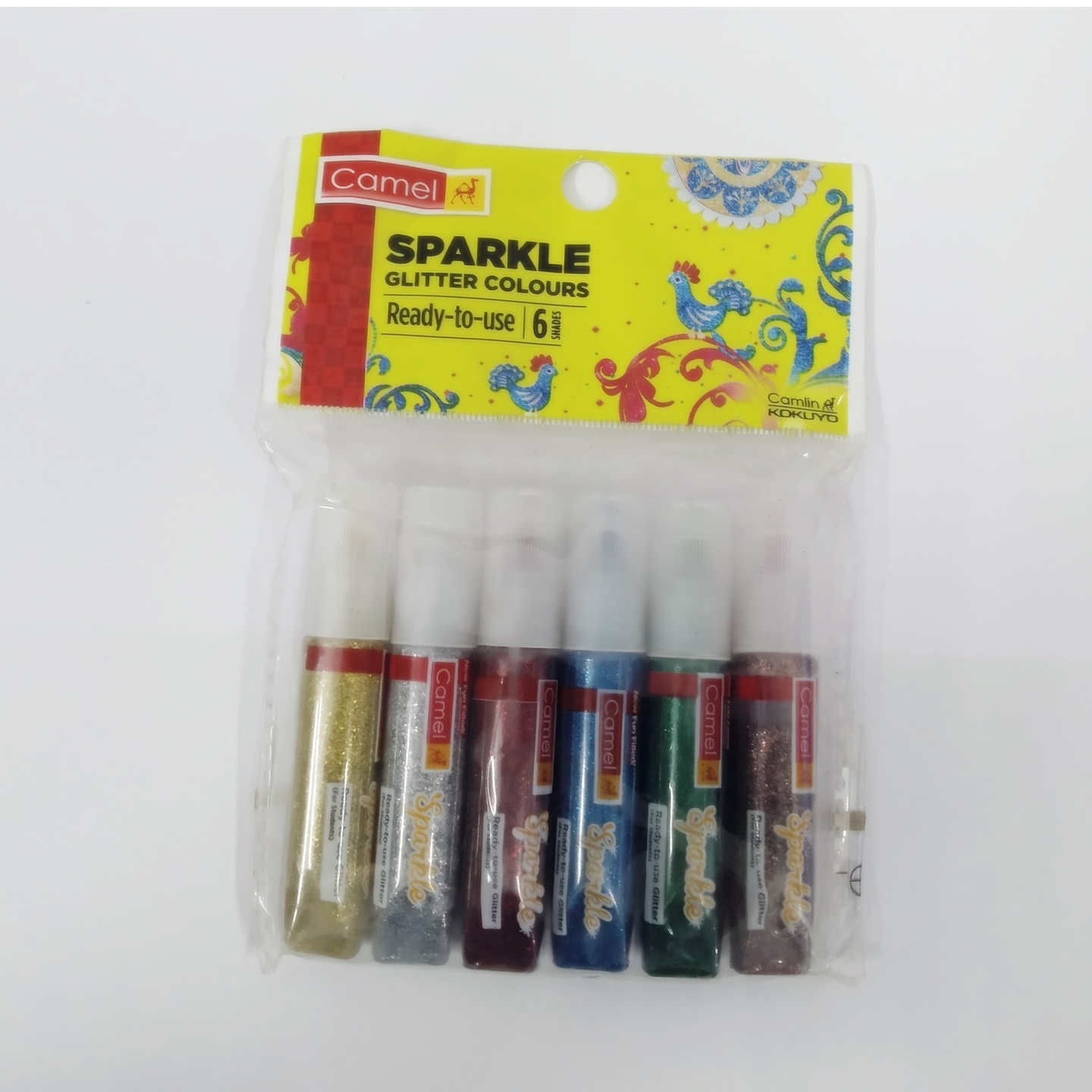 Camel Sparkle Glitter Colors 6 Shades 5ml