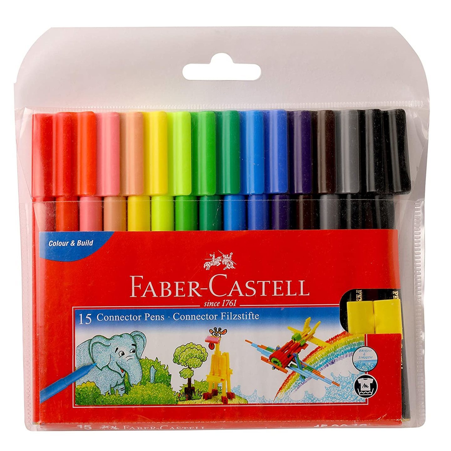 Faber - Castell Connector Pen Set-Pack of 15
