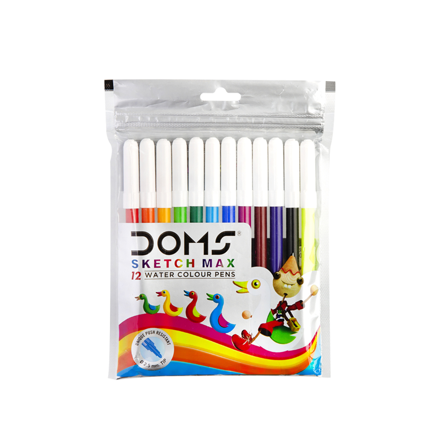 DOMS Water Colour Pen 12 Shades