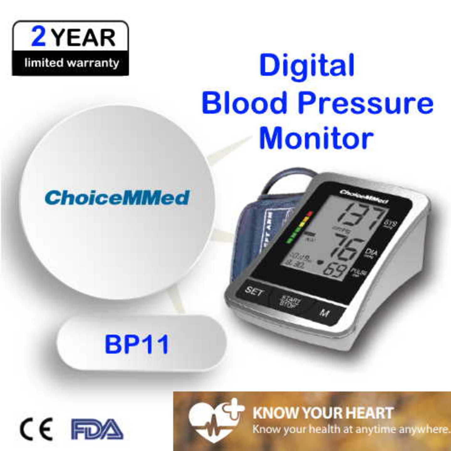 ChoiceMMed Blood Presssure Monitor - BP11