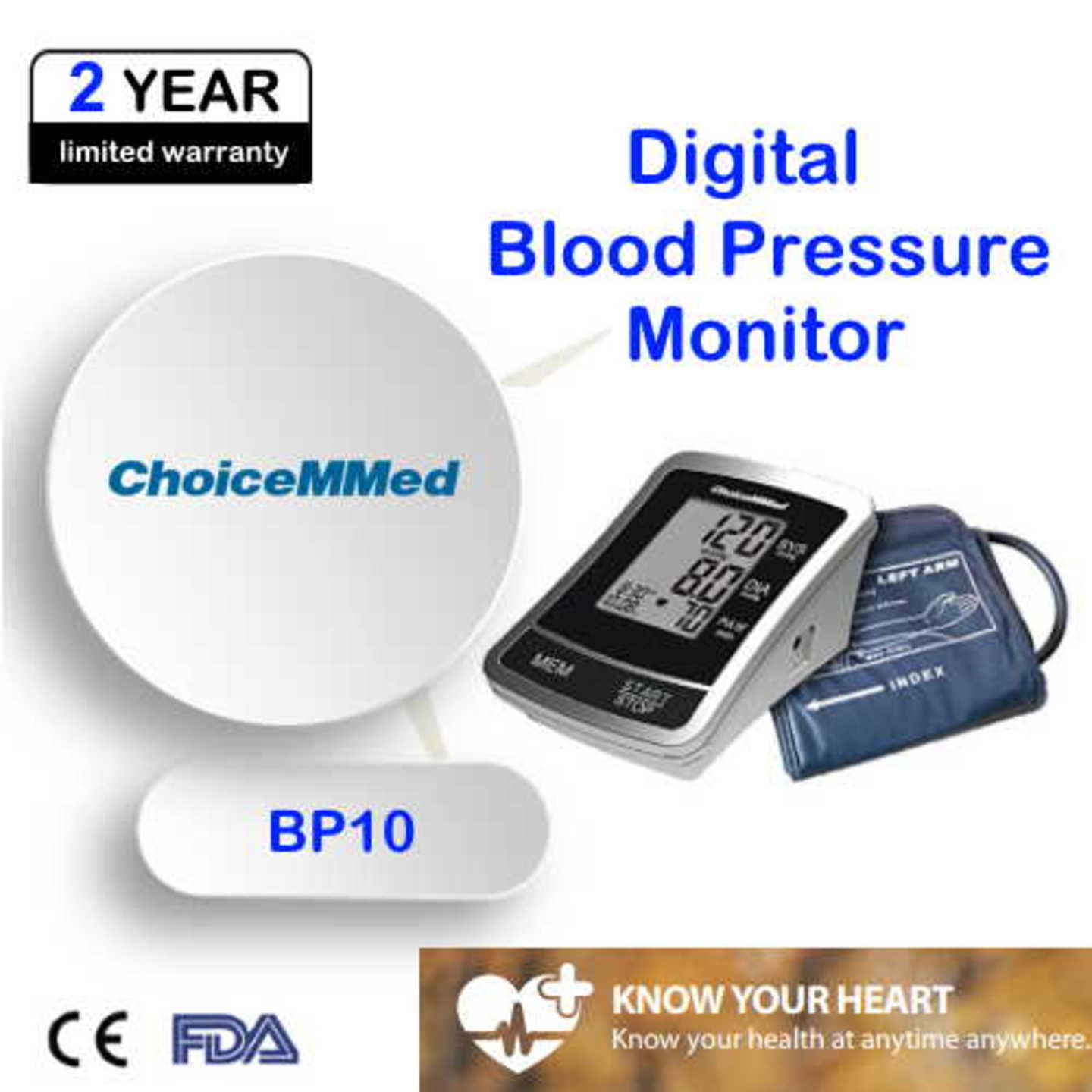 ChoiceMMed Blood Presssure Monitor - BP10
