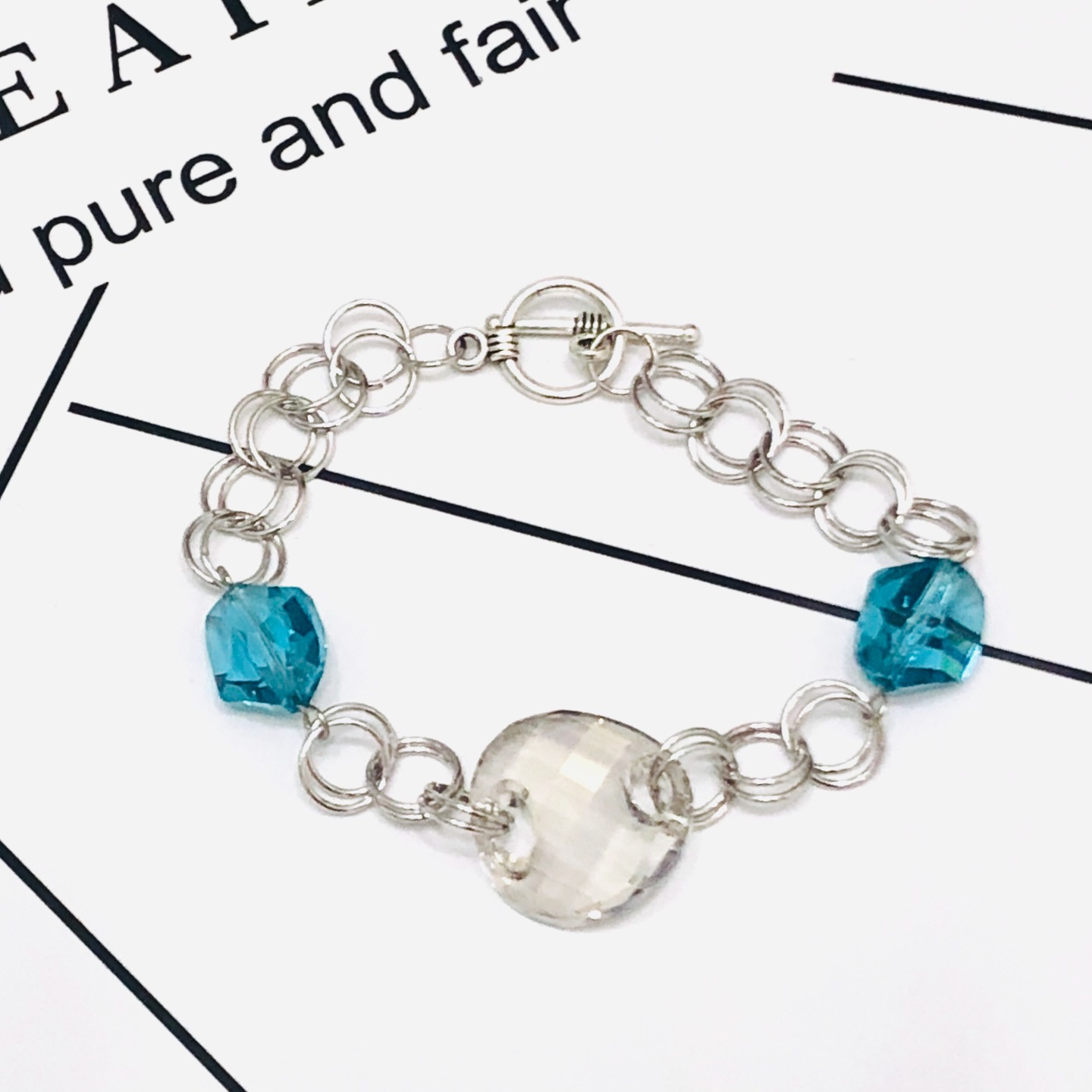 Korean Style Crystal Chain Bracelet