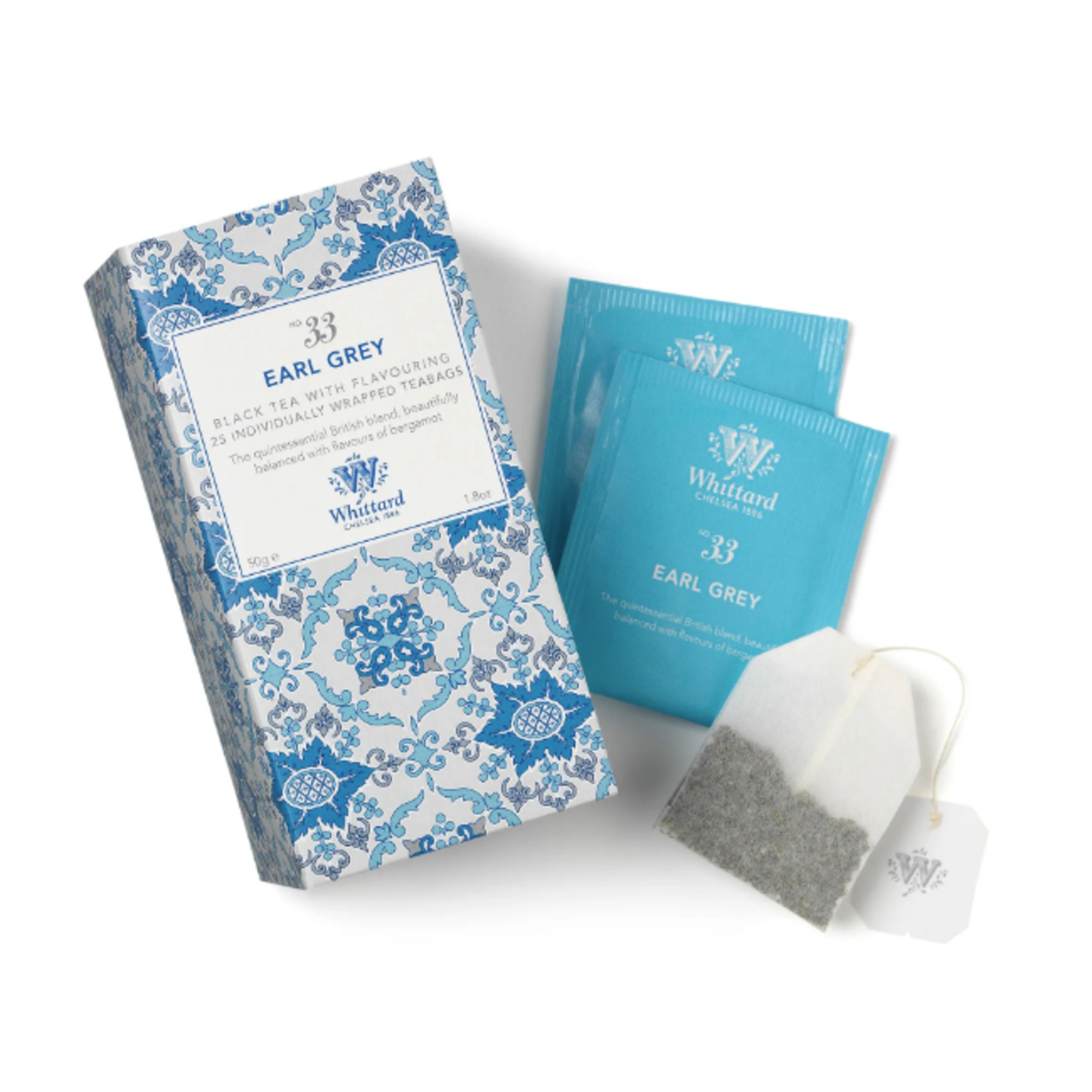 Tea Discoveries Earl Grey 25 Individually Wrapped Teabags