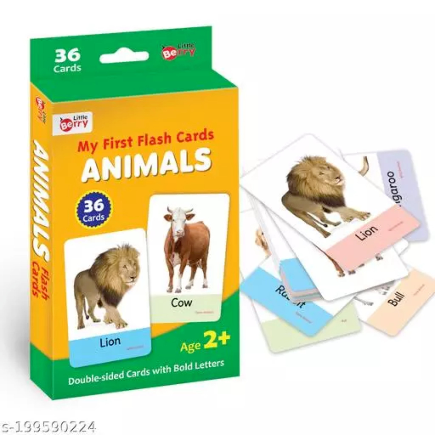 Animals Flash Cards for Kids (36 cards) - Learning & Development Cards