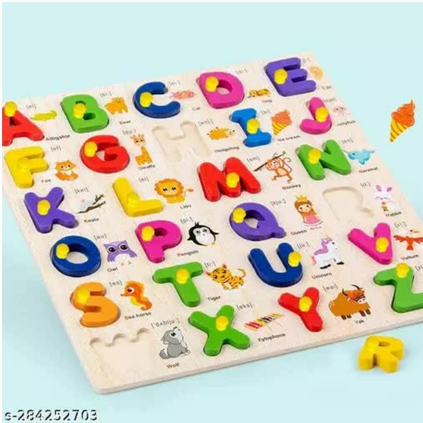 Puzzle wooden Baby Kids Puzzles Wooden Toys Alphabet Digital Board Wooden Puzzles Early Learning Educational Toys For ChildrenToys & Games Your little ones