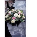 Wedding Car Dcor Fresh Flowers Rose Theme