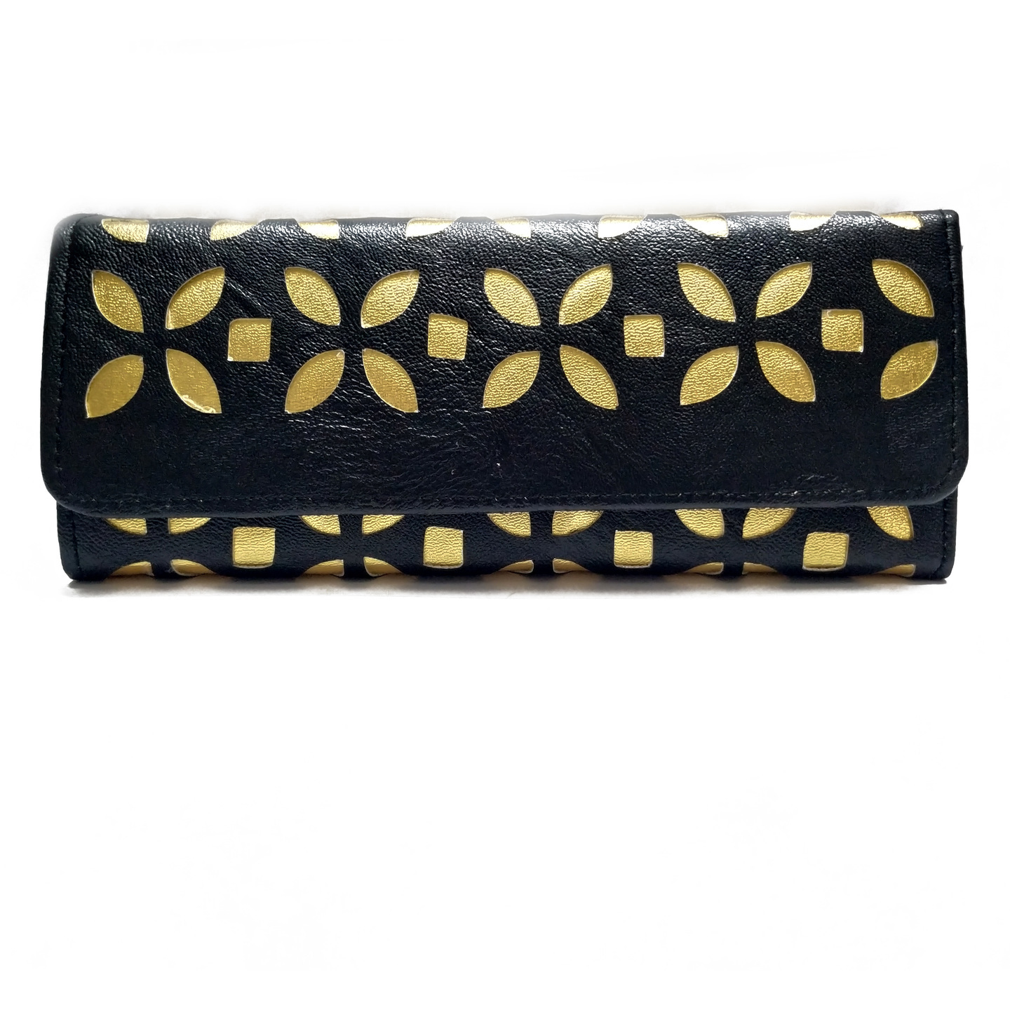 Womens Clutch for Party Wear Black - front