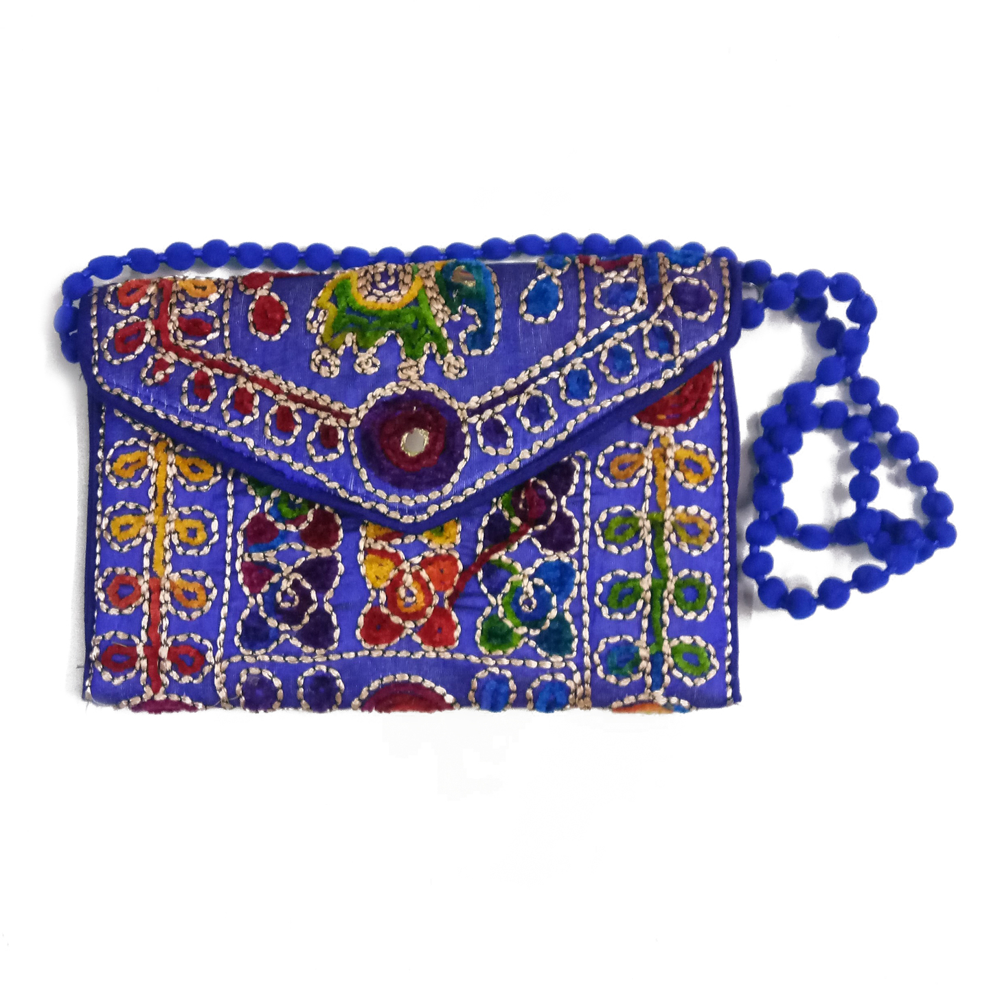 Jaipuri Sling Bag Blue - front