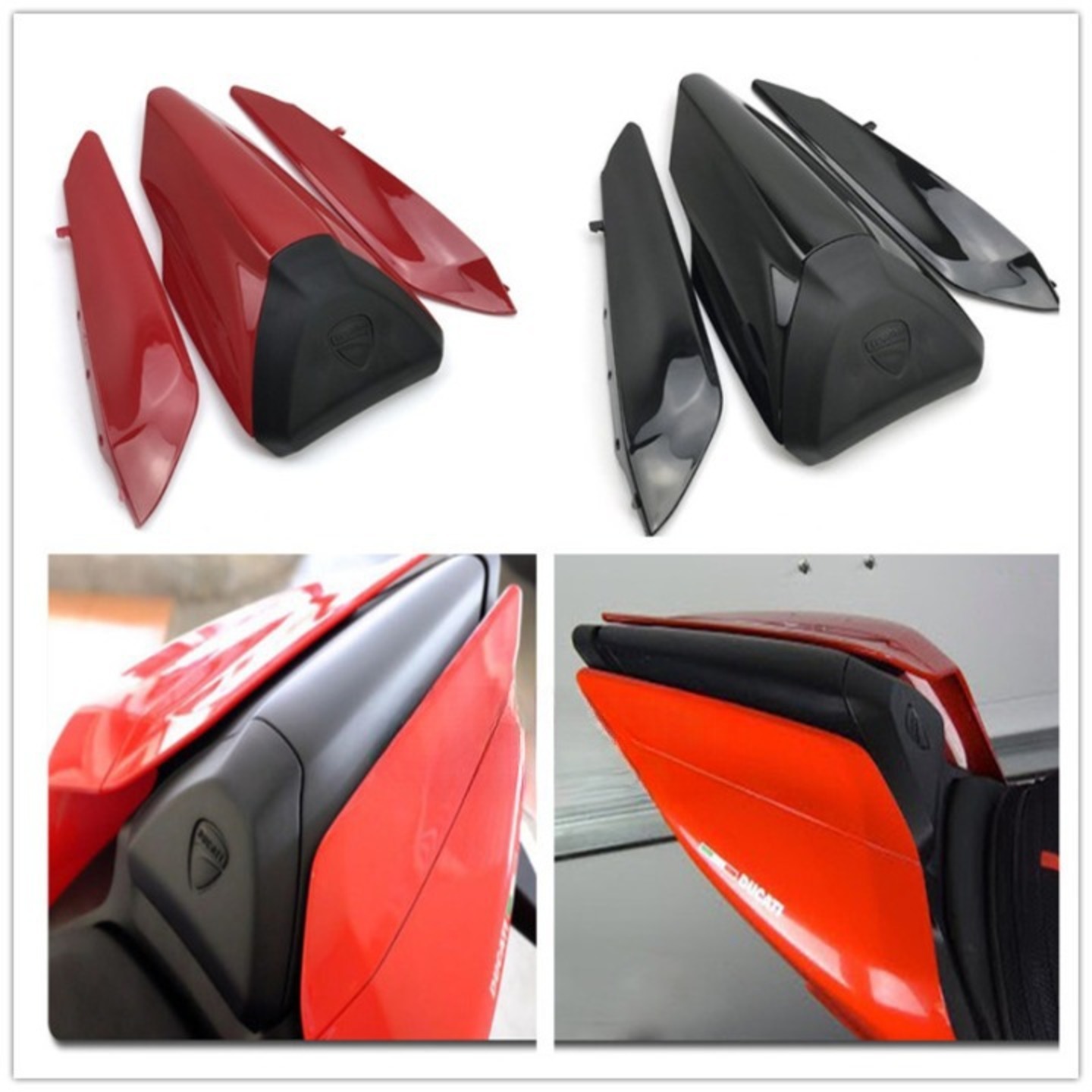 Ducati 959 1299 panigale rear seat cover flaps racing pillion 