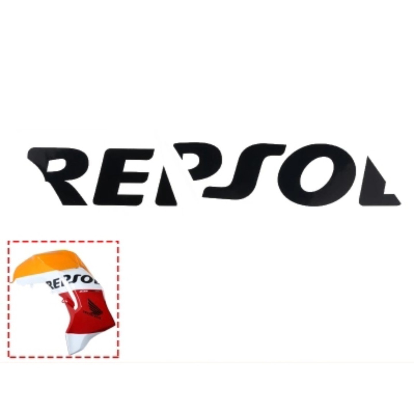 Honda CB190R Repsol tan fairing Sticker