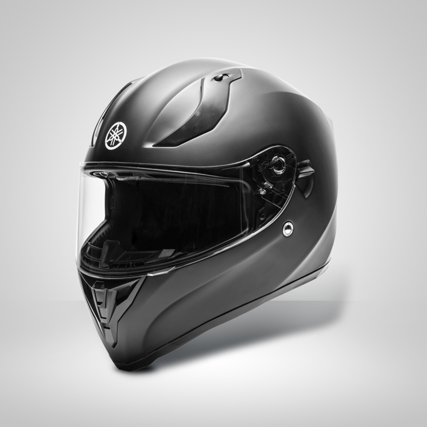 Yamaha double lenses sun full face helmet DOT CCC Y18 T18 black white matte