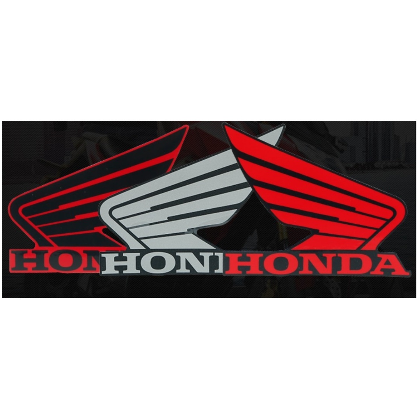 Honda CB190R CB190X CBF190X side fairings tank logo sticker