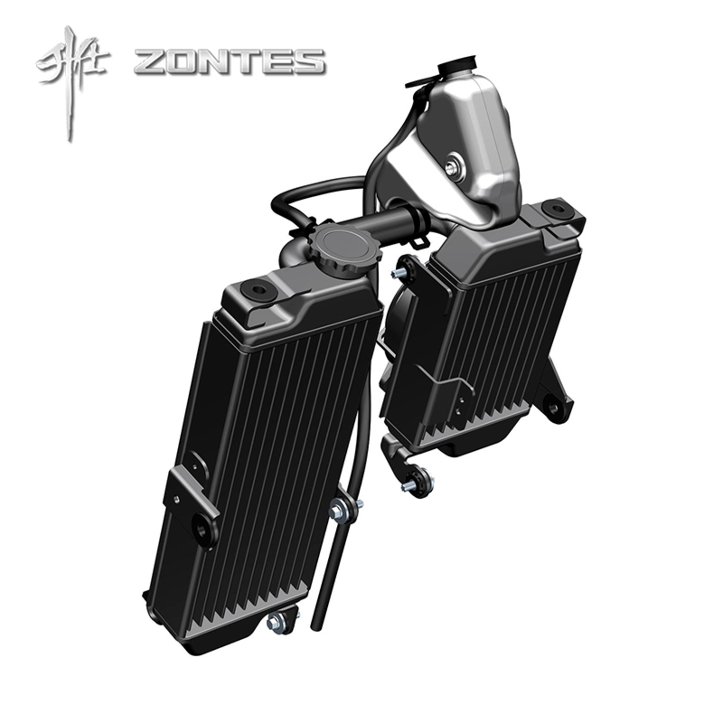 Zontes ZT310R 310R2 310R1 ZT310R1 ZT310R2 ZT310GP ZT310X ZT310-X ZT310X2 310X 310X2 310GP ZT310T ZT310T2 ZT310-T ADV 310T2 310 radiator left right system reservoir tank fan assembly