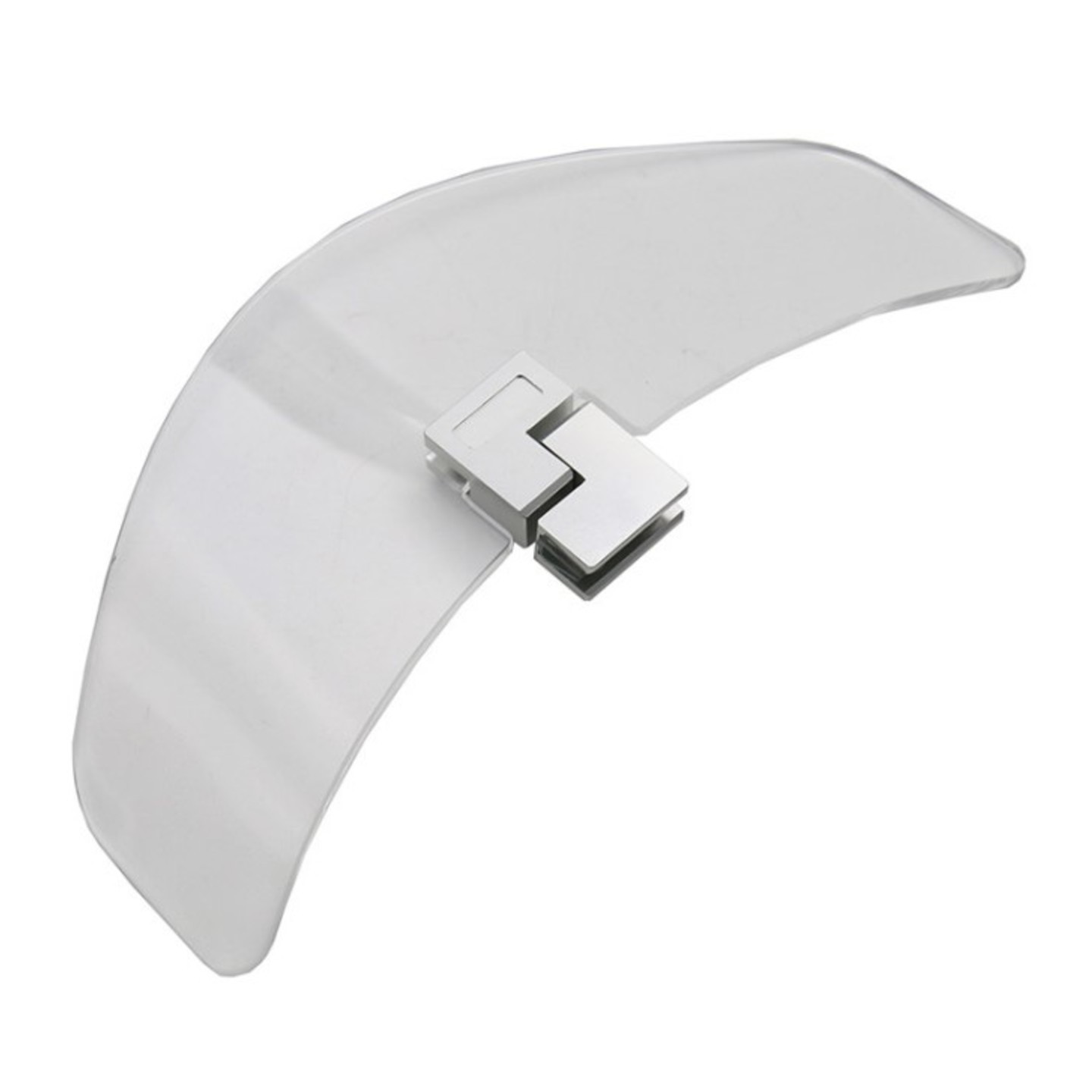 Universal curved windscreen modifications clamp
