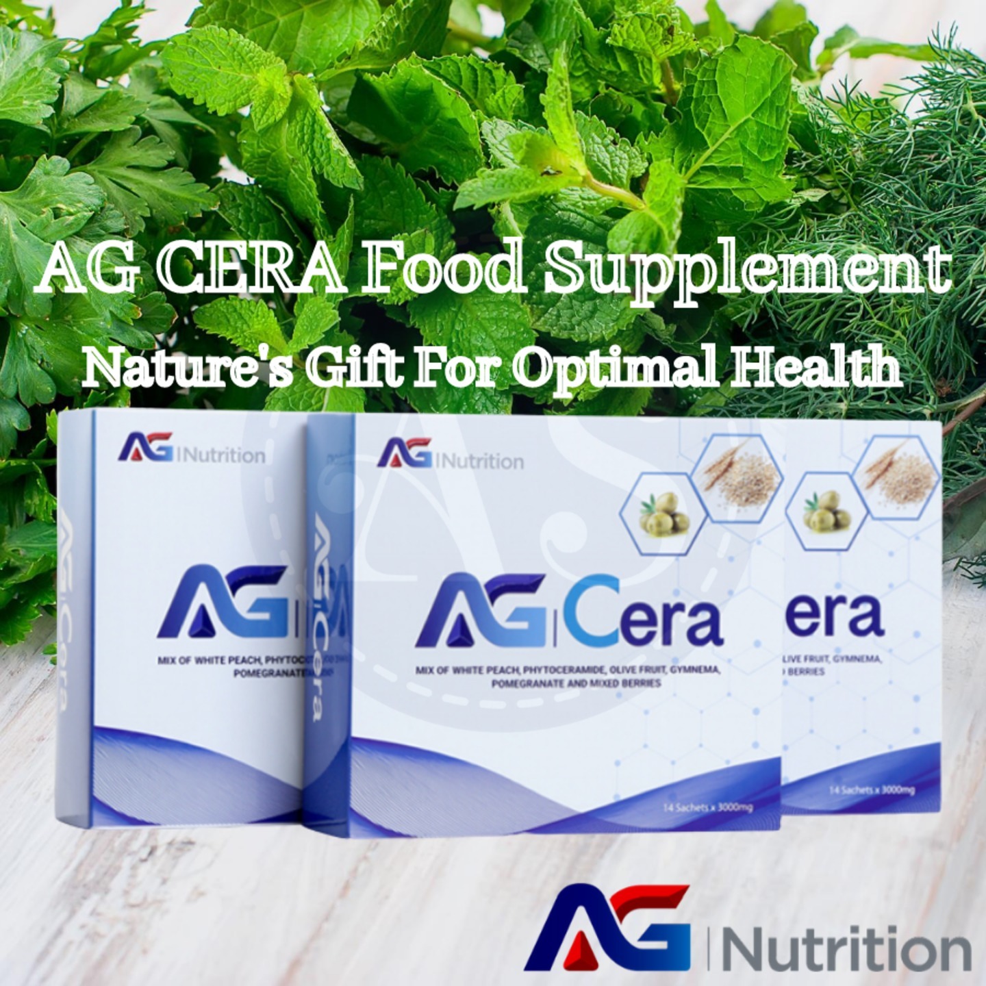 AG CERA NUTRITION 8 boxes