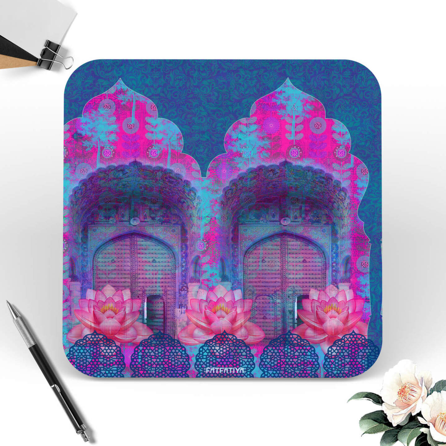 Rajasthani Door Table Coaster Set of Six