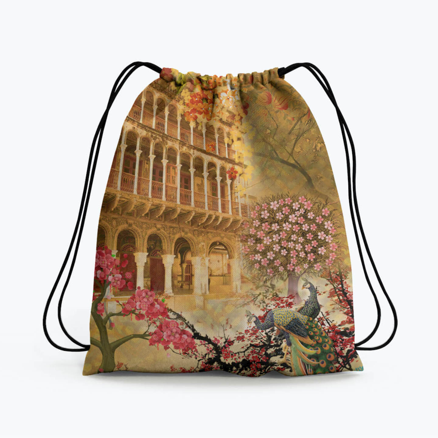 Shekhawati Haveli Drawstring Bag 