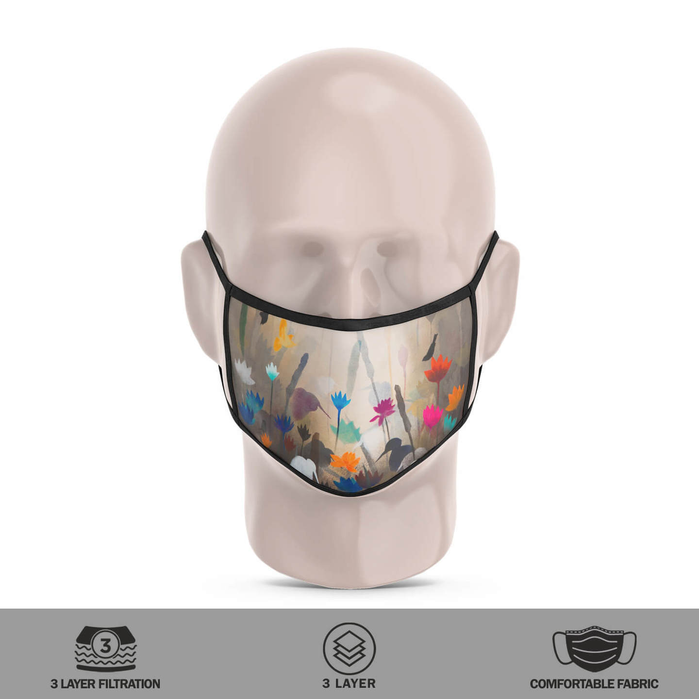Song from Flower Reusable Face Mask - Priyanka Waghela