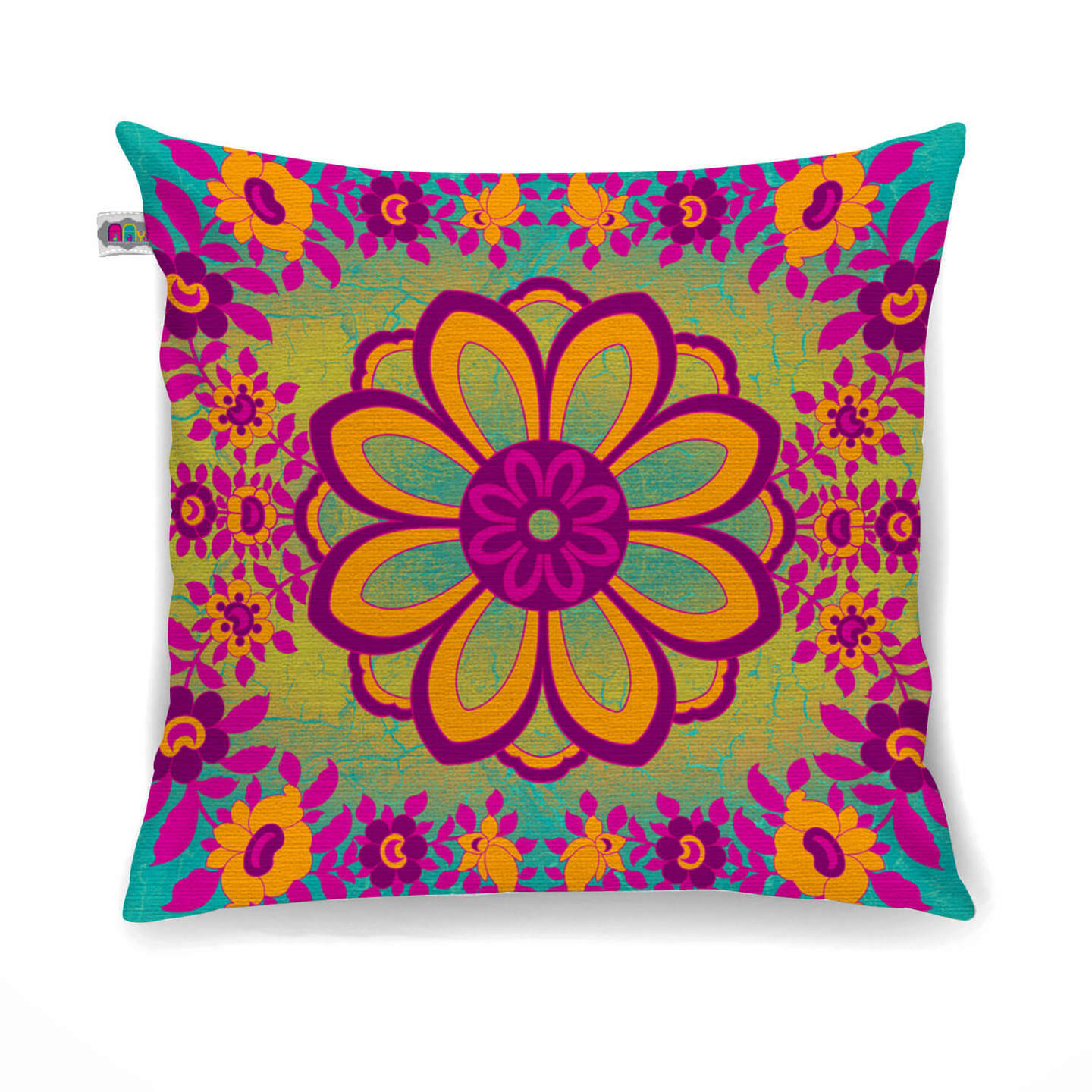 Spectacular Flower Motif Cushion Cover Set of 2